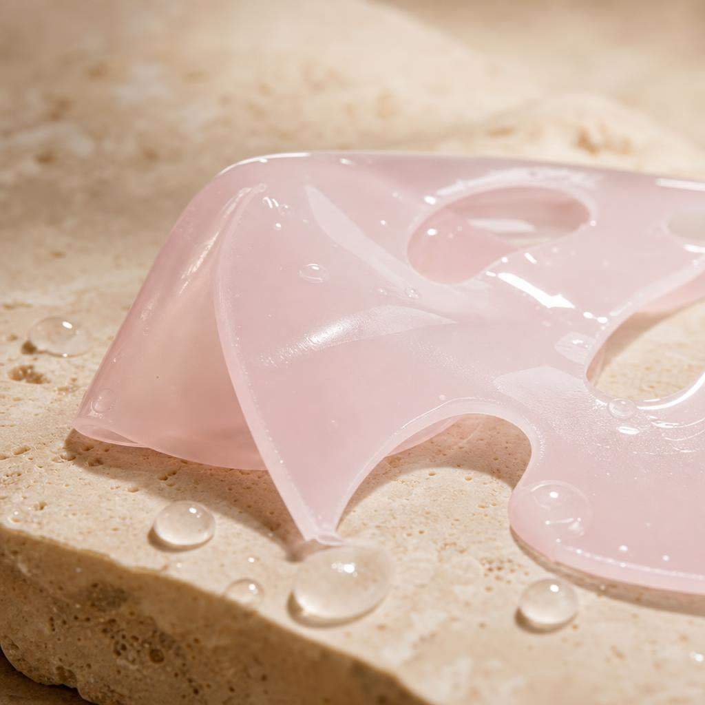 Textura del gel de la mascarilla Manour